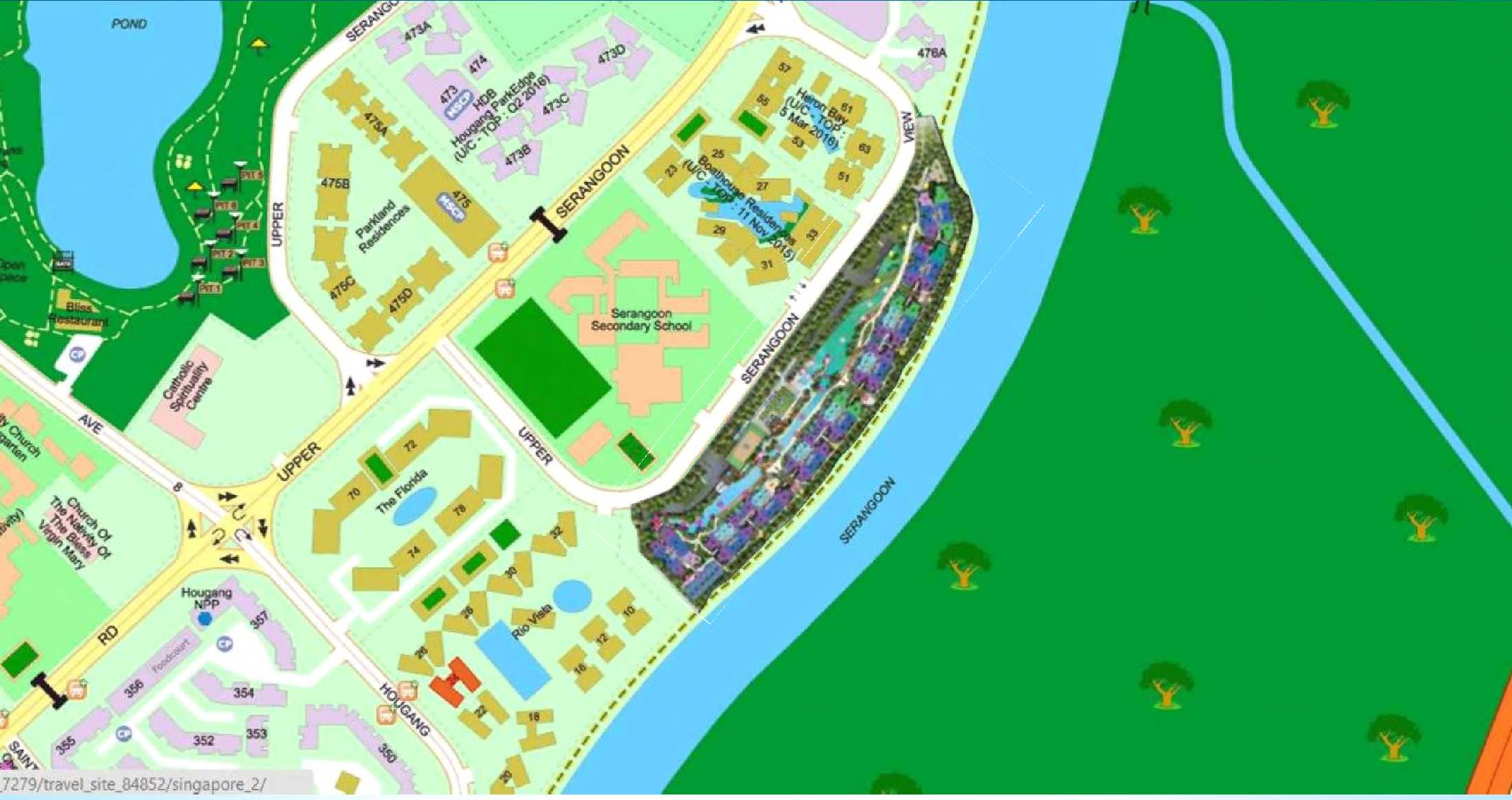 Kingsford Waterbay Location Map