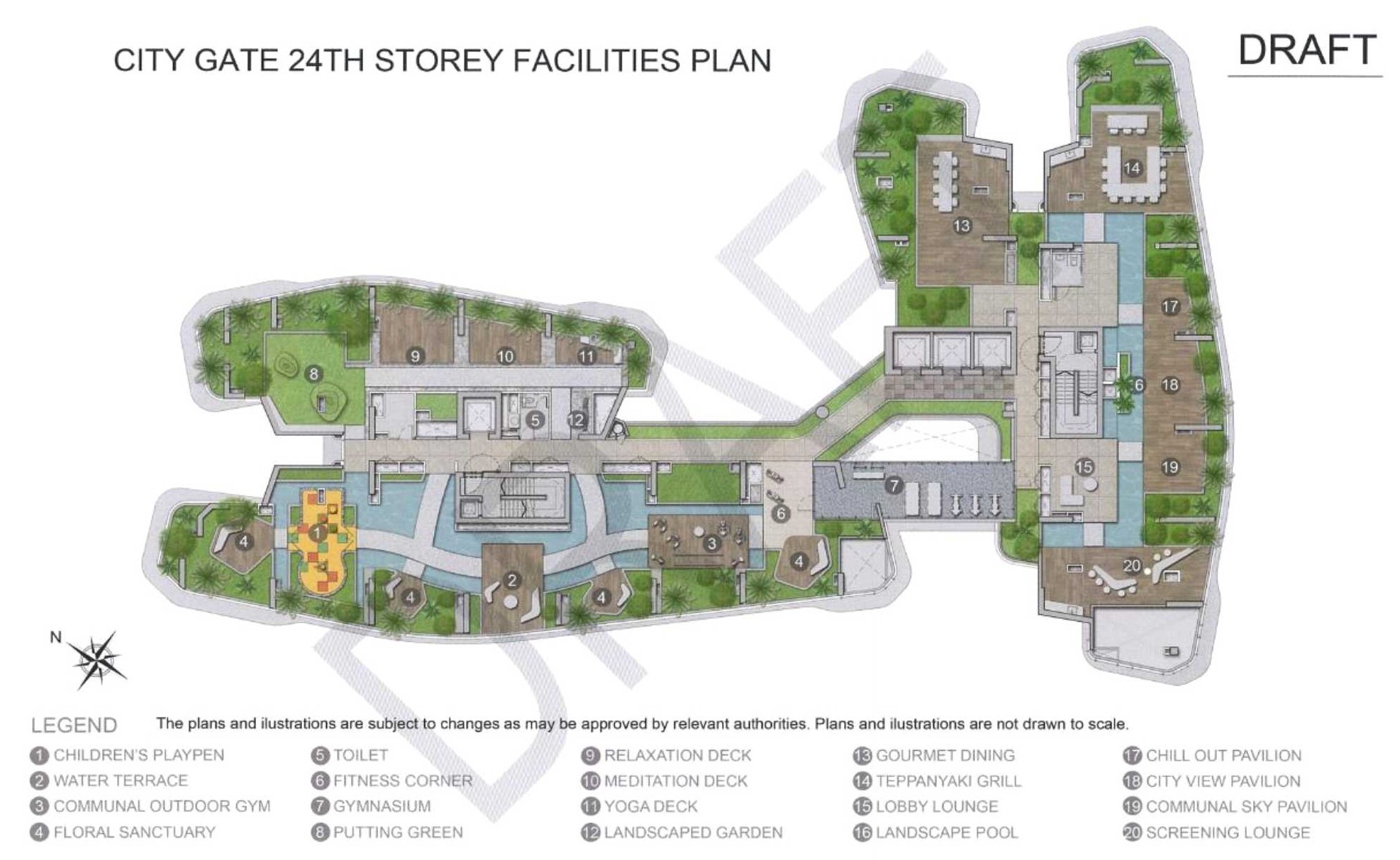 City Gate Facility Plan - 24th Stoery