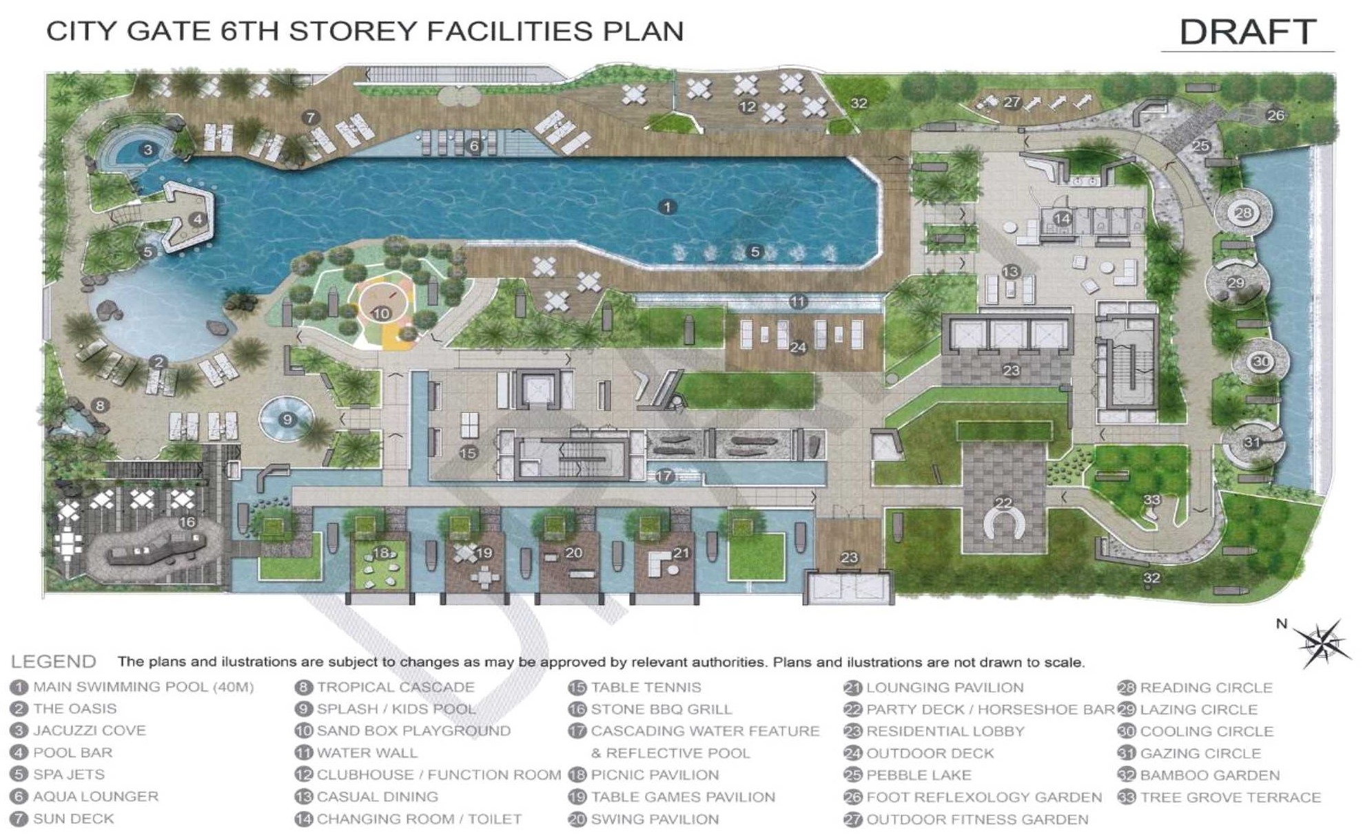 City Gate Facility Plan - 6th Stoery